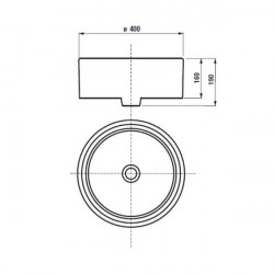 Раковина Roca Mila 40х40